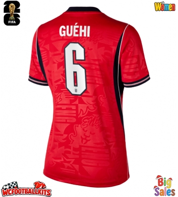 England Marc Guehi #6 Replica Away Stadium Shirt for Women World Cup 2026 Short Sleeve